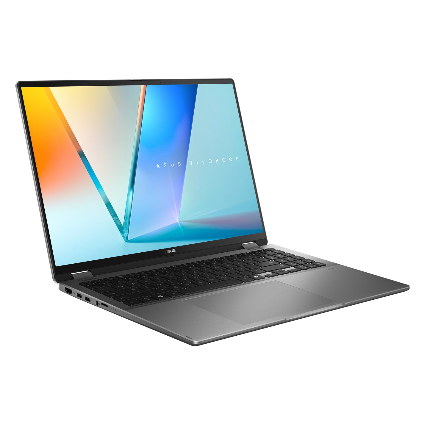 ASUS Vivobook 16 Flip, 16inch 3K OLED TOUCH, Intel Ultra 7 285V, 32GB, 1TB PCIe NVMe SSD, Intel Arc Graphics, Grijs, W11 Home