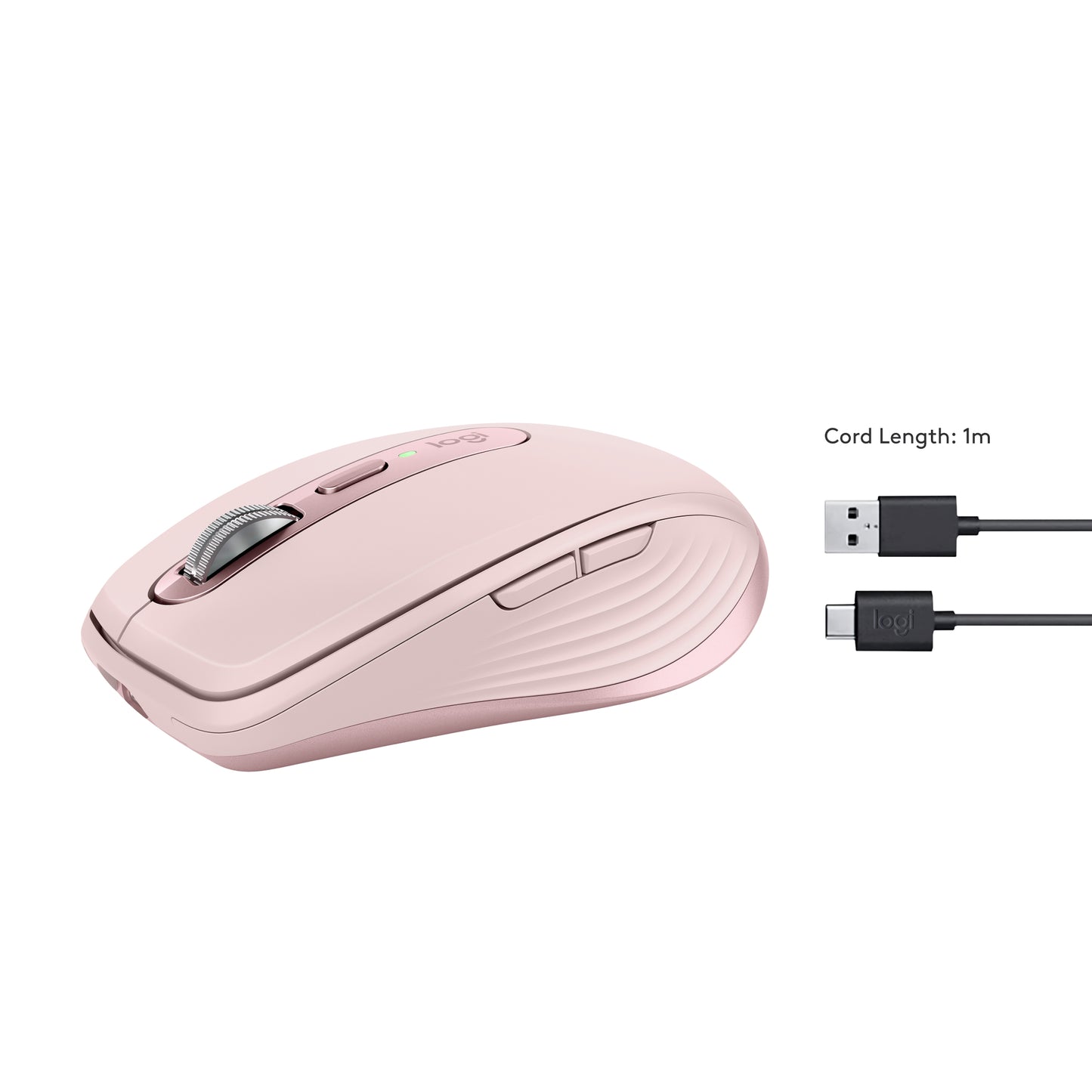 Logitech MX Anywhere 3S wireless mouse - Silent - Rose