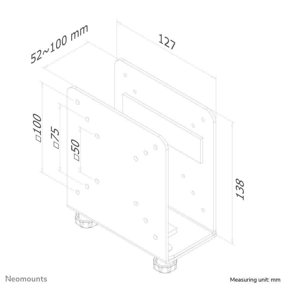 Thin Client Holder (assembly on VESA 75/100)