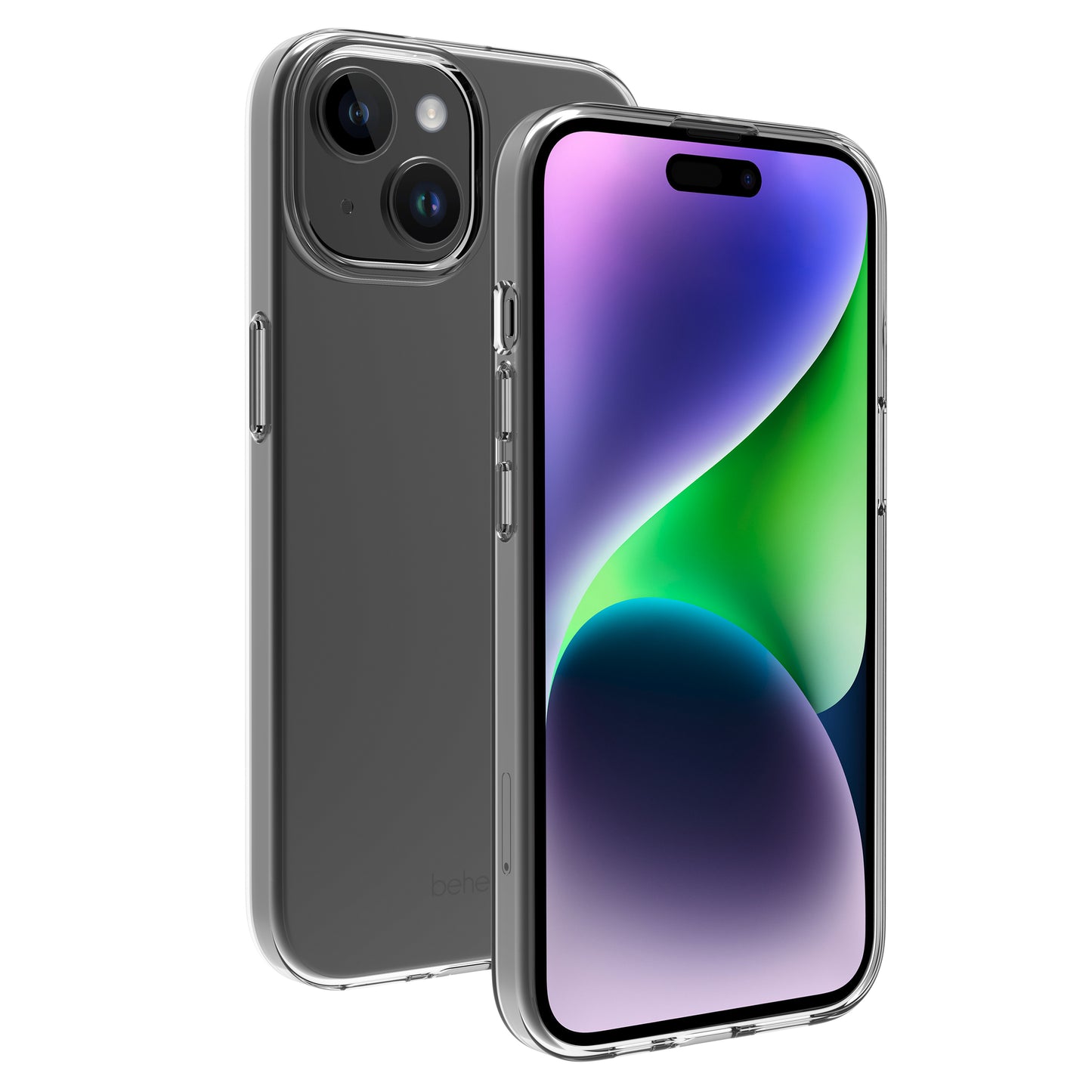 BeHello iPhone 15 Thin Gel Case ECO Transparant