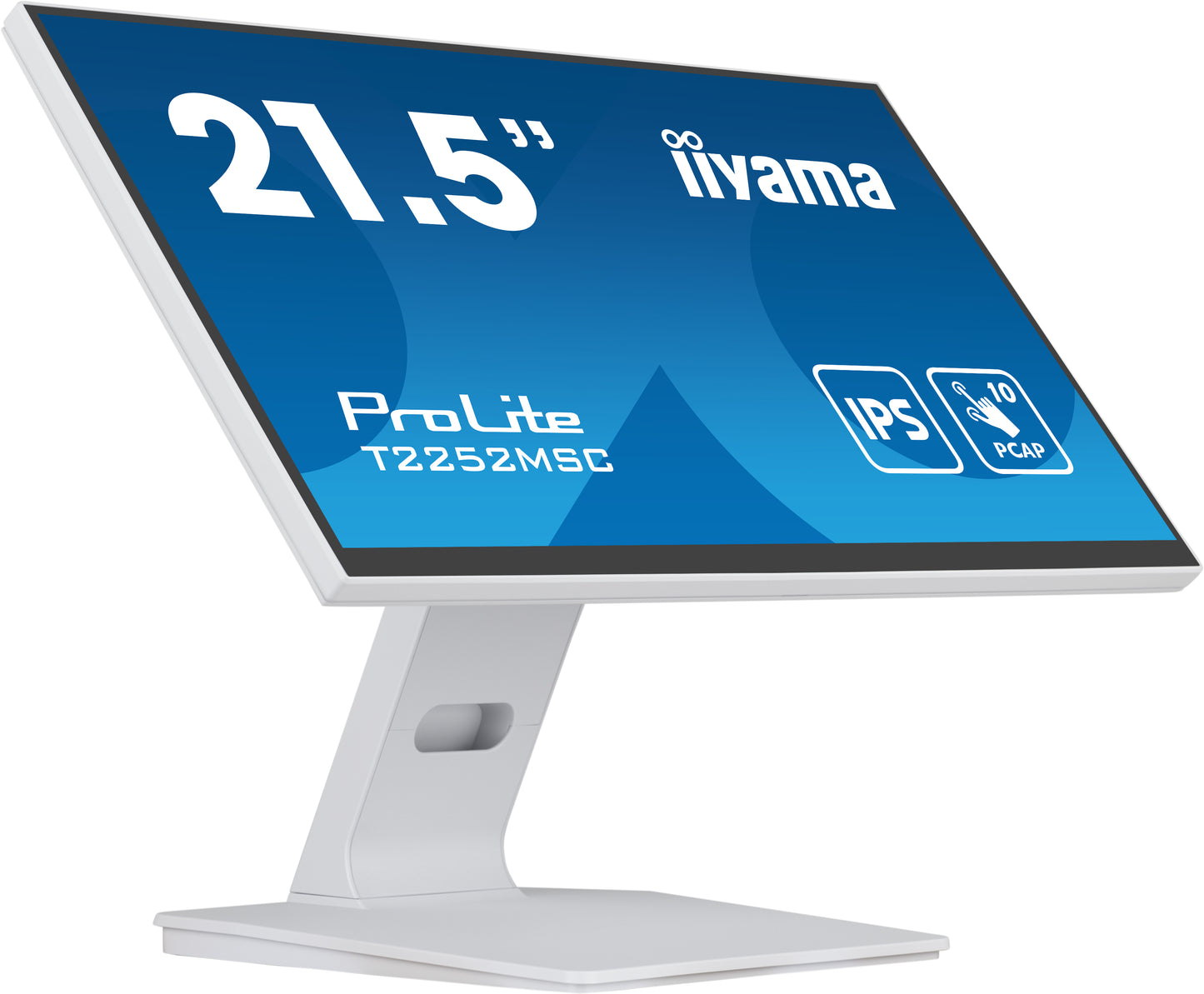 IIYAMA PROLITE T2252MSC-W2 21.5 P-CAP 10pt touchscreen monitor met IPS paneel technologie en Edge-to-Edge glas design