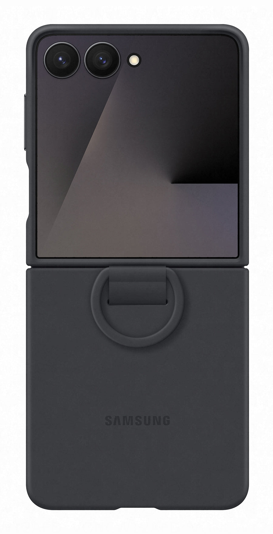 Samsung Silicone Ring Case Flip7 Zwart