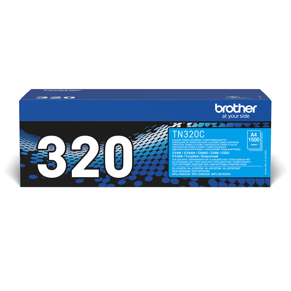 TN320C - Cyaan - origineel - tonercartridge - voor DCP-9055. DCP-9270. MFC-9460. MFC-9465. MFC-9970: HL-4140. 4150. 4570
