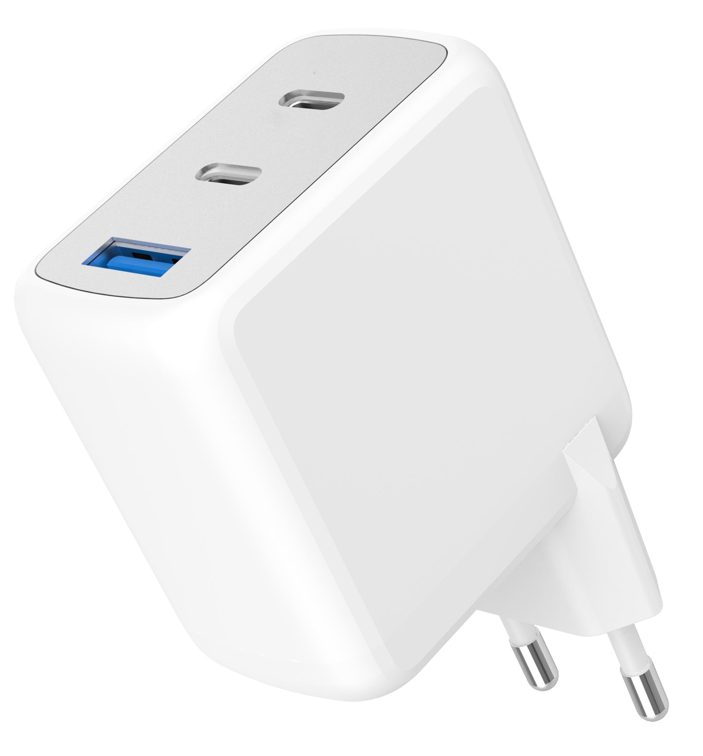 BeHello Charger USBC GAN65W 2xUSB-A Wht