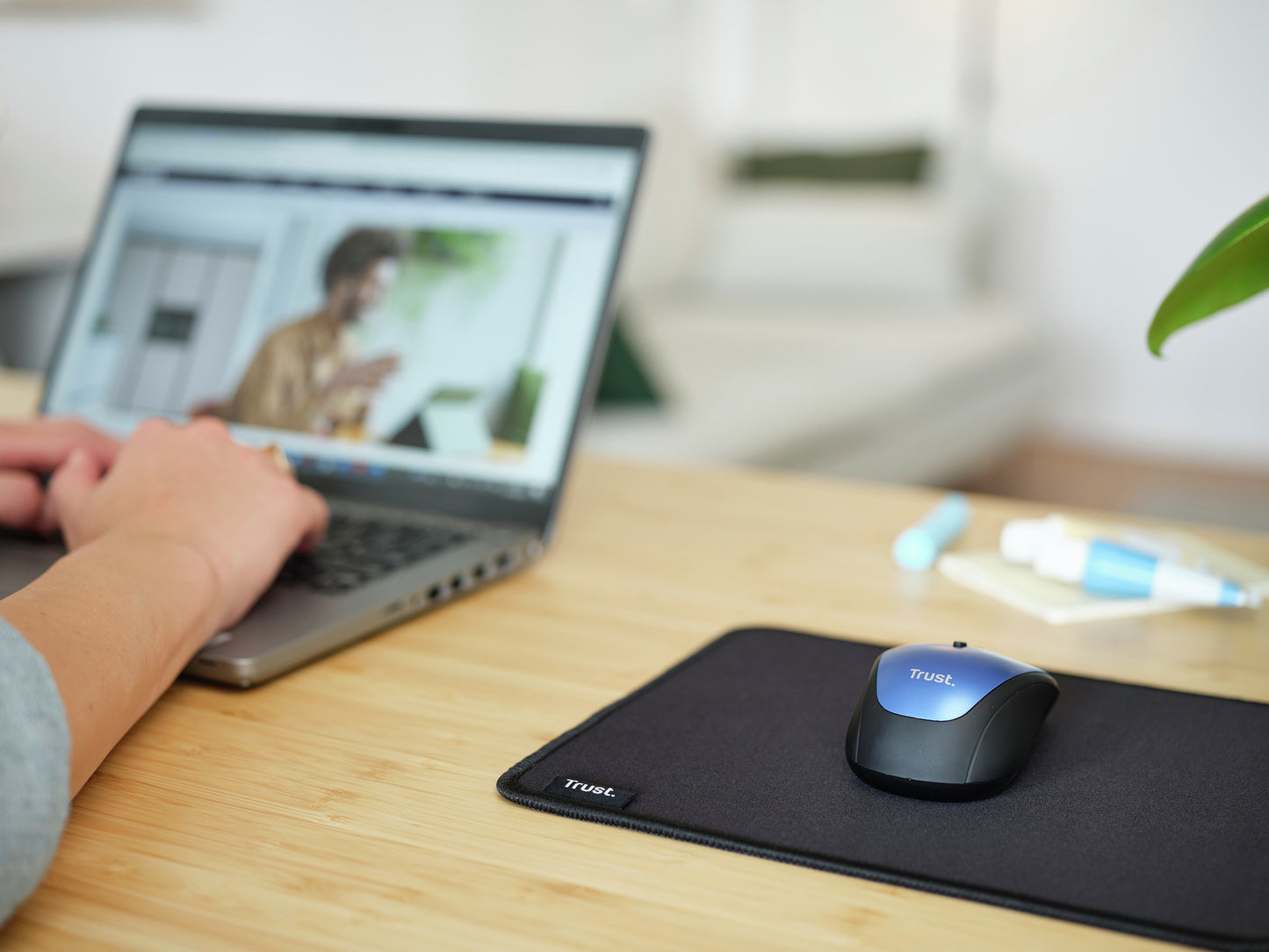 TRUST BOYE MOUSE PAD ECO BLACK