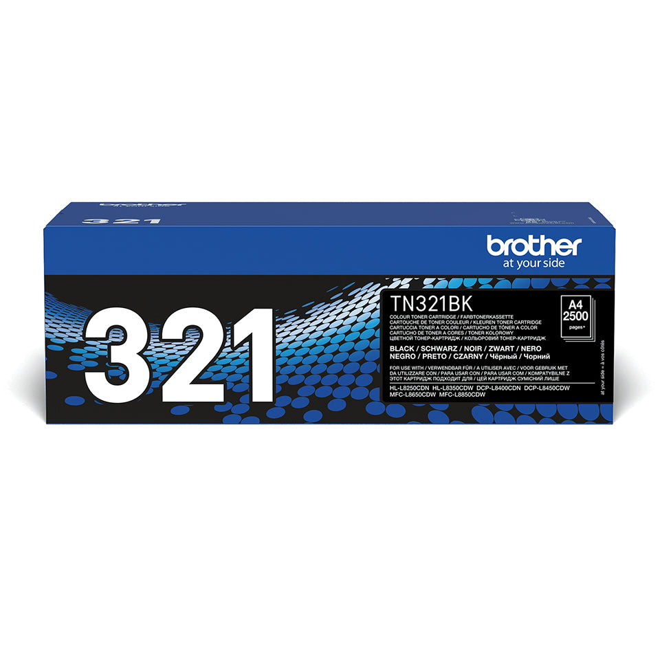 TN-321BK tonercartridge zwart standard capacity 2.500 pagina's 1-pack