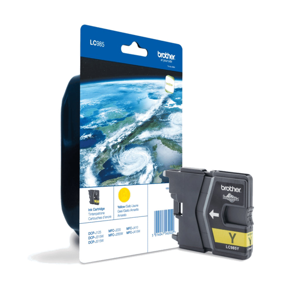 BROTHER LC-985 inktcartridge geel 260 paginas 1-pack blister zonder alarm
