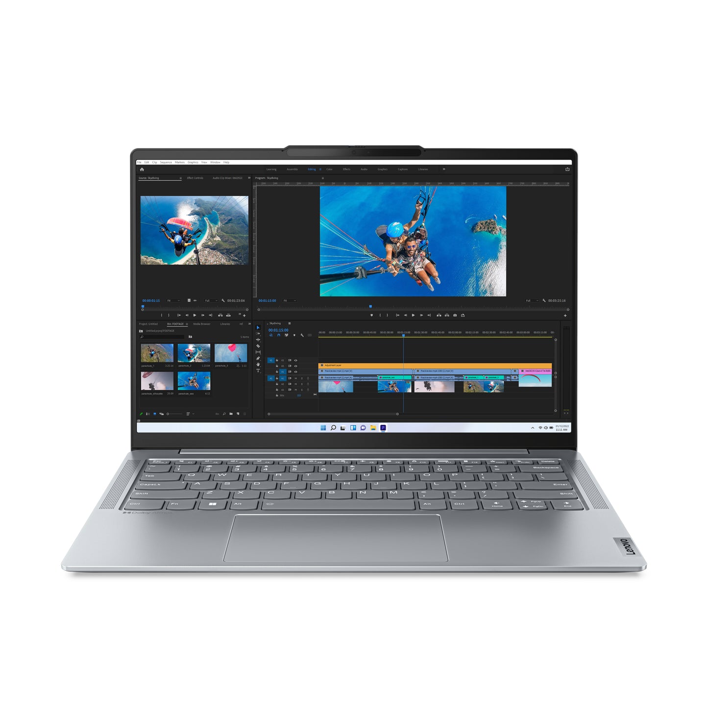 Lenovo Yoga Slim 6, 14inch WUXGA OLED, Intel Core i5-13500H, 16GB, 1TB PCIe NVMe SSD, Intel® Iris® Xe Graphics, W11Home, Grijs
