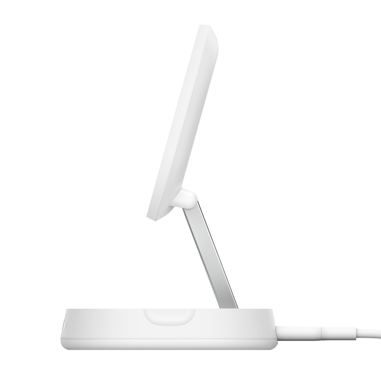 BOOST CHARGE PRO Convertible Qi2 15w Magnetic Charging Stand, w/PSU, White