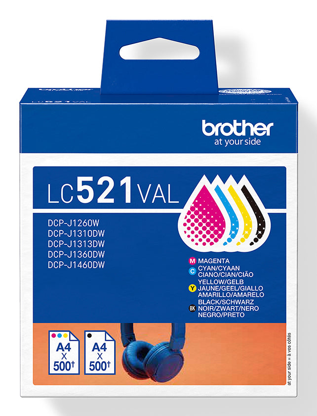BROTHER Value pack CMYK up to 4x500 pages