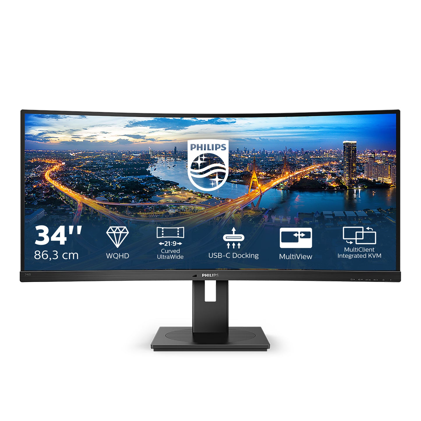 346B1C 34in VA 3440x1440 USB-C DP-2xHDMI 346B1C/00