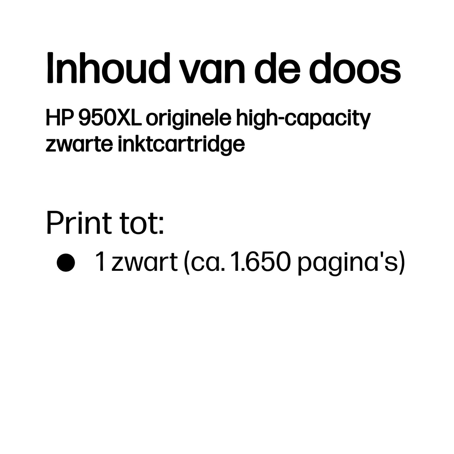 HP 950XL Black Officejet Ink Cartridge