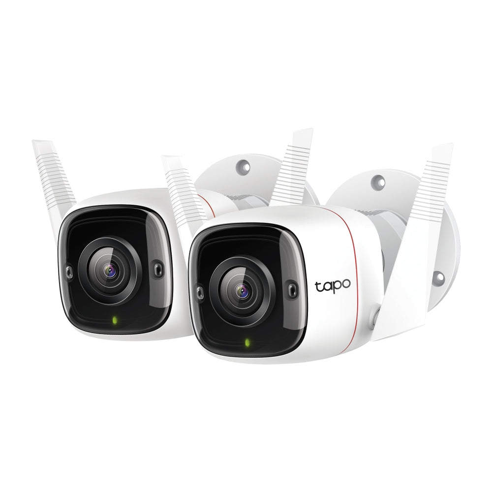 TP-Link Outdoor Security Wi-Fi Camera, Ultra HD 3MP (2-Pack)