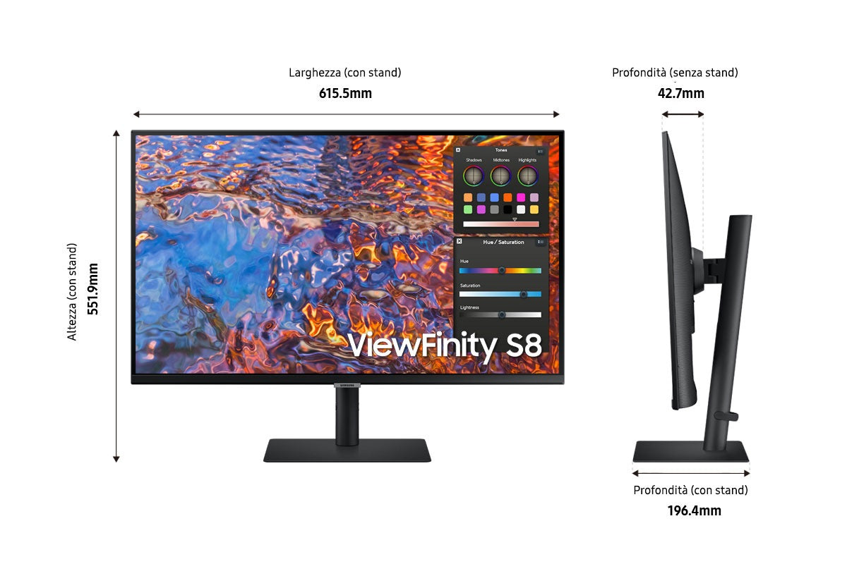 Samsung S27B800P 27in 16:9 3840x2160 IPS LS27B800PXUXEN