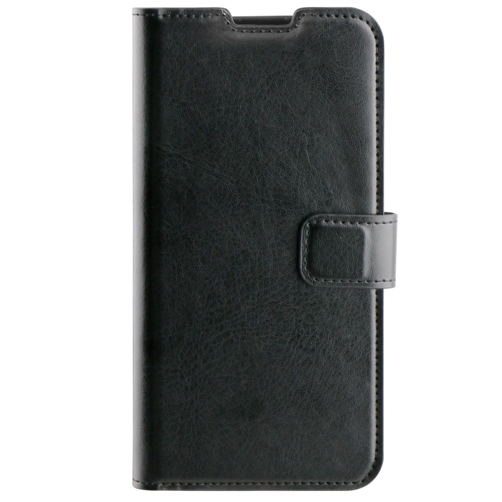 iP 16 Pro Max Gel Wallet Case Black