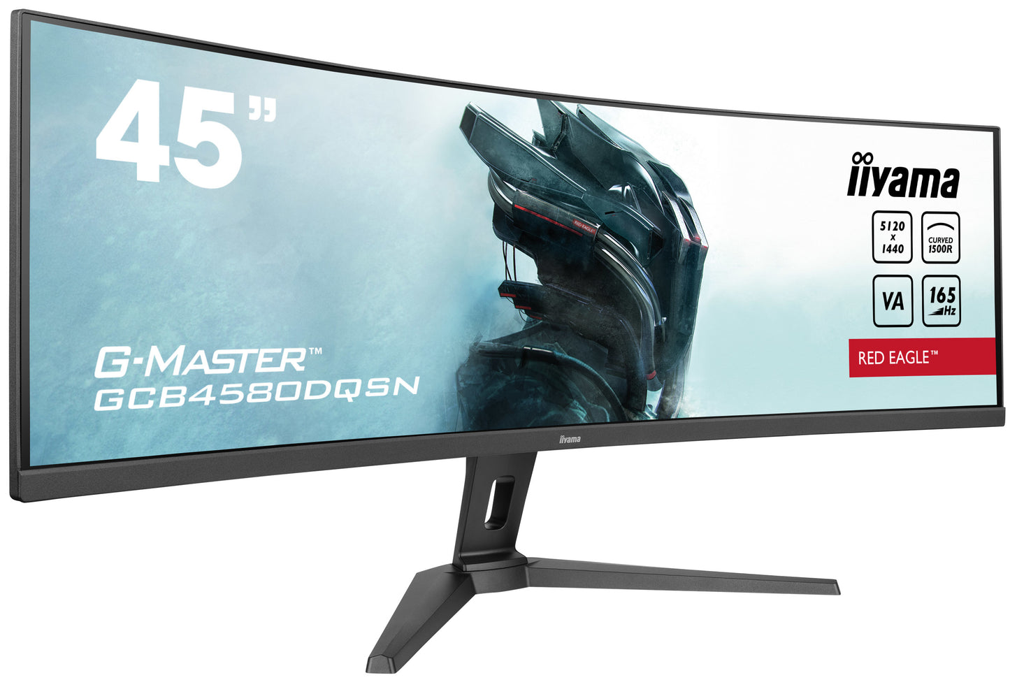 45 inch W LCD DQHD Curved Business/Gaming VA 165 Hz KVM