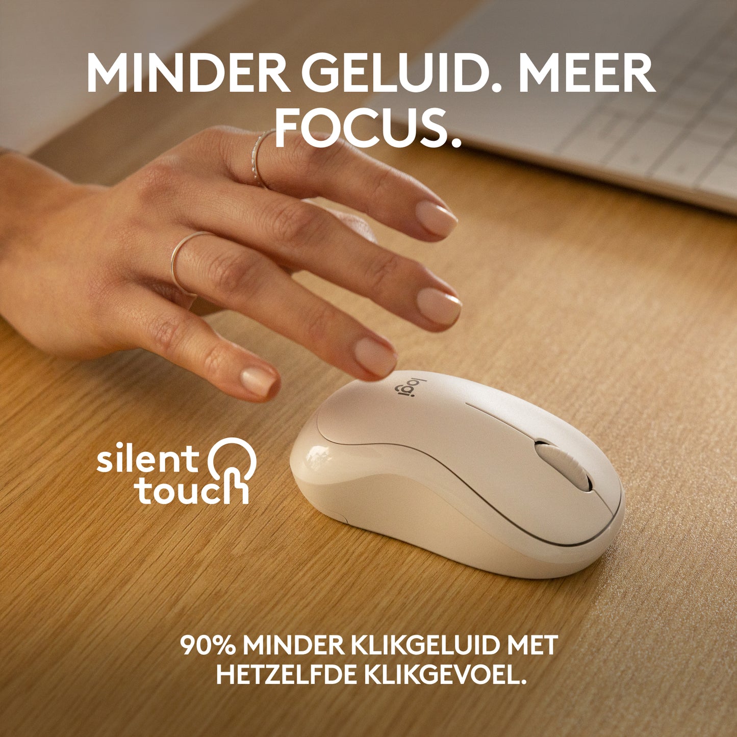 Logitech M240 Stille Bluetooth Muis, 18 maanden batterijduur, voor Windows, macOS, ChromeOS, Compatibel met PC, Mac, Laptop, Tablets - White