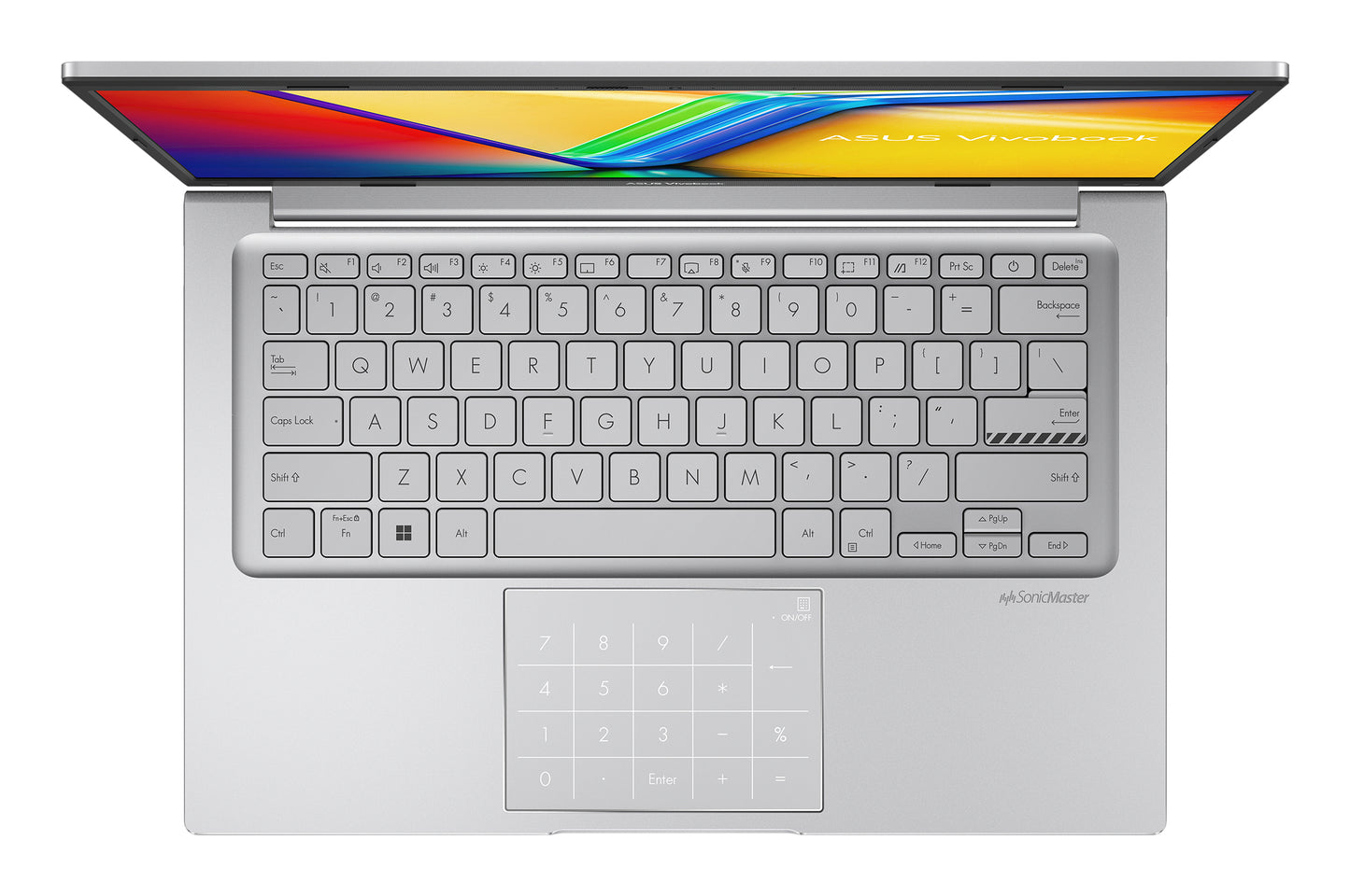 Asus Vivobook 14inch FHD, Intel Core i5-1235U, 16GB,  512GB PCIe NVMe SSD, Intel Iris X Graphics, Windows 11, Zilver