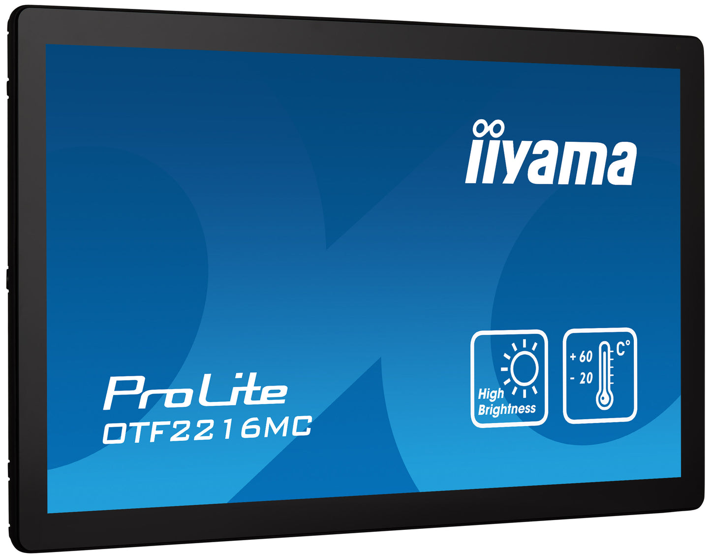 IIYAMA 22W LCD Projective Capacitive 10-Points Touch Full HD Bezel Free VA / Open Frame for Semi Outdoor use