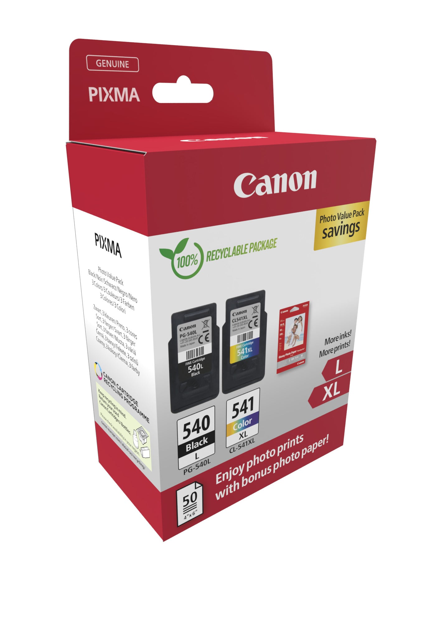CANON PG540L/CL541XL PVP