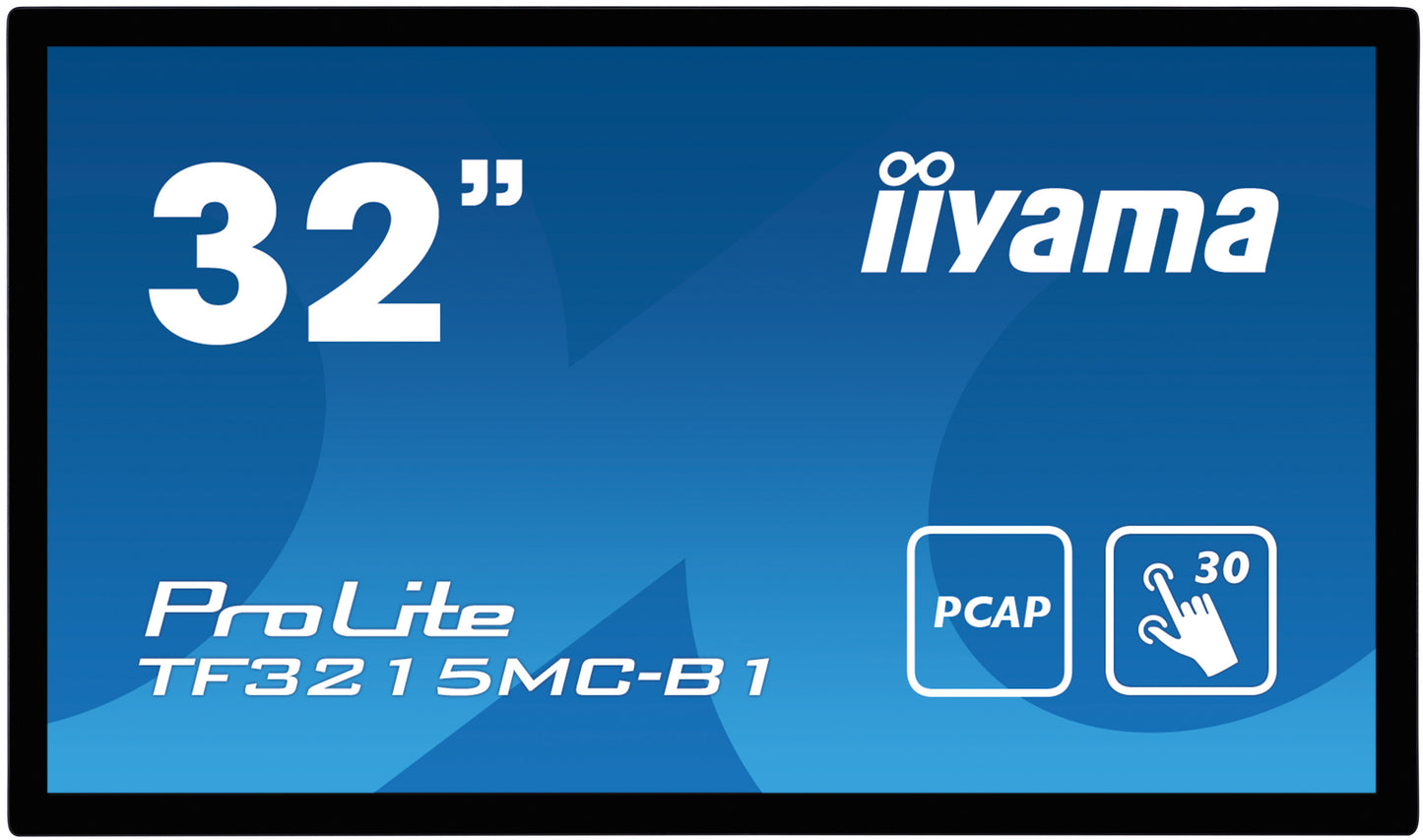 IIYAMA 32W LCD Projective Capacitive 30-Points Touch Full HD Bezel Free with Seal VA / Open Frame