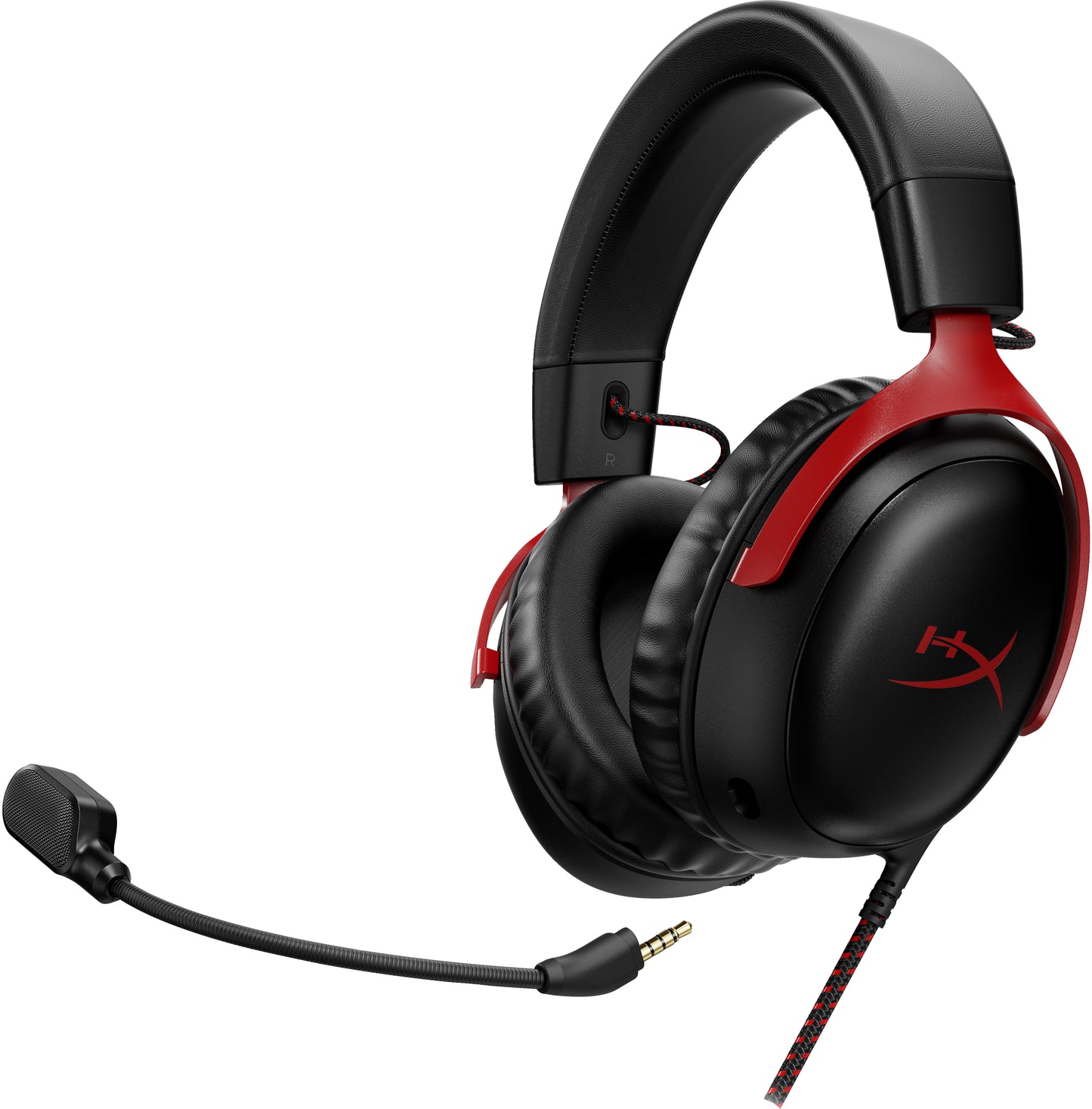 HyperX Cloud III Wired Gaming Headset - Black/Red (PC/PS5/Xbox Series X/S)