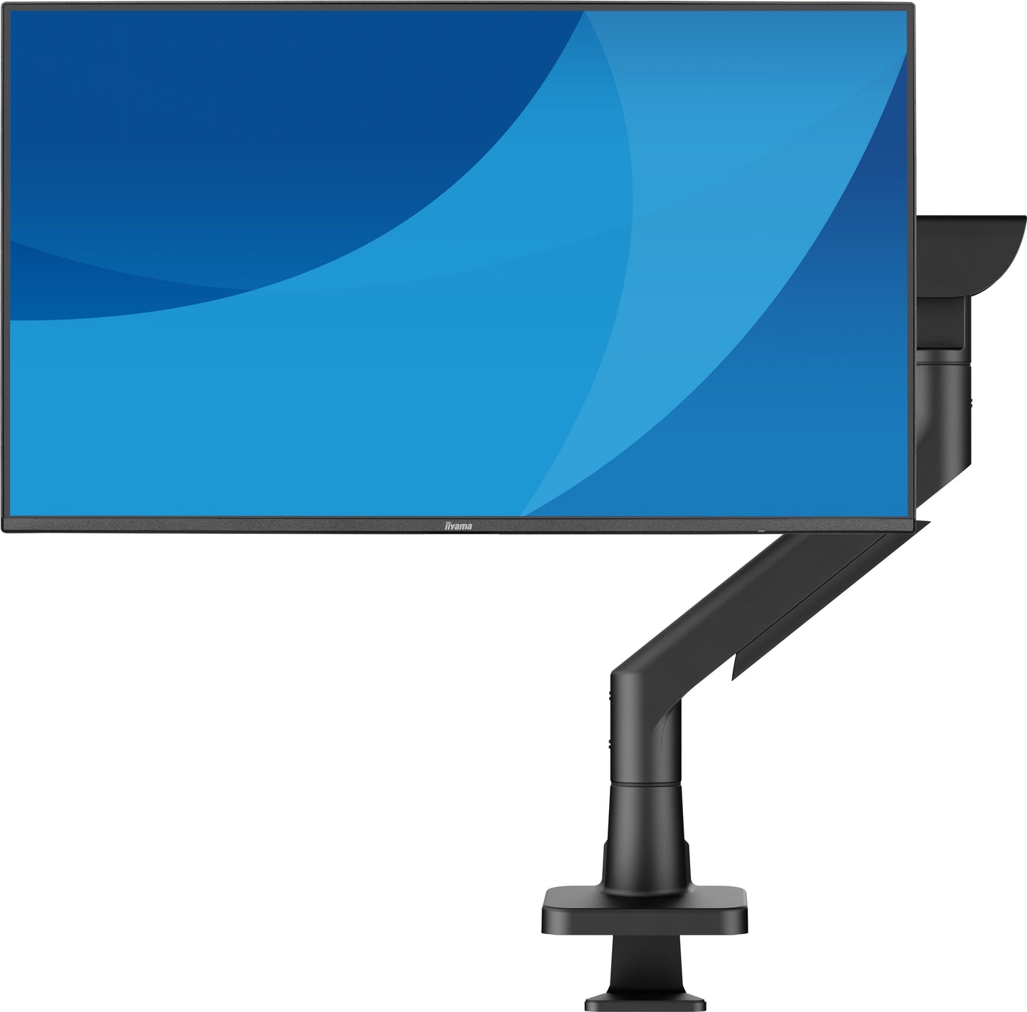 IIYAMA Stylish flexible deskmount with gas spring for monitors up to 49inch 27kg VESA 100x100 Pivot Bearing head structure