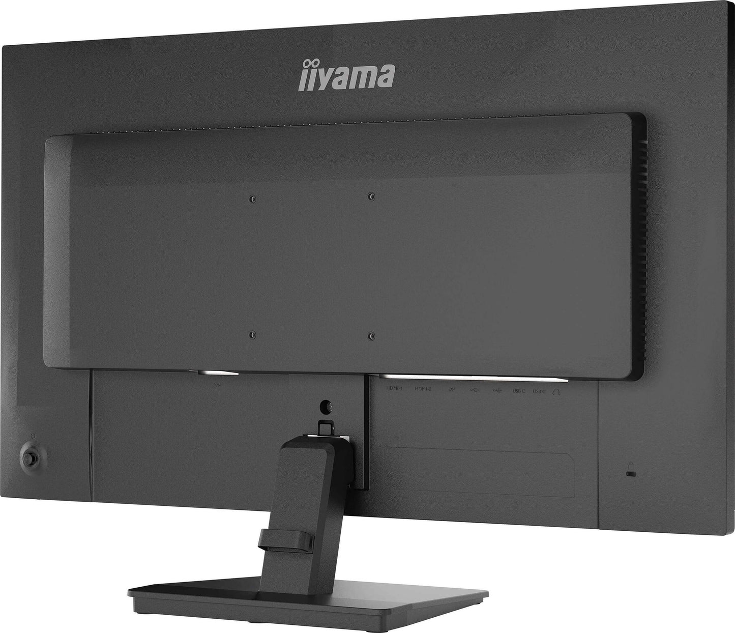 IIYAMA X2797QSU-B1 27inch IPS QHD 4-side slim bezel EyeComfort 350cd/m2 4ms Speakers 2x HDMI DP 2xUSB 3.2 2xUSB Type-C