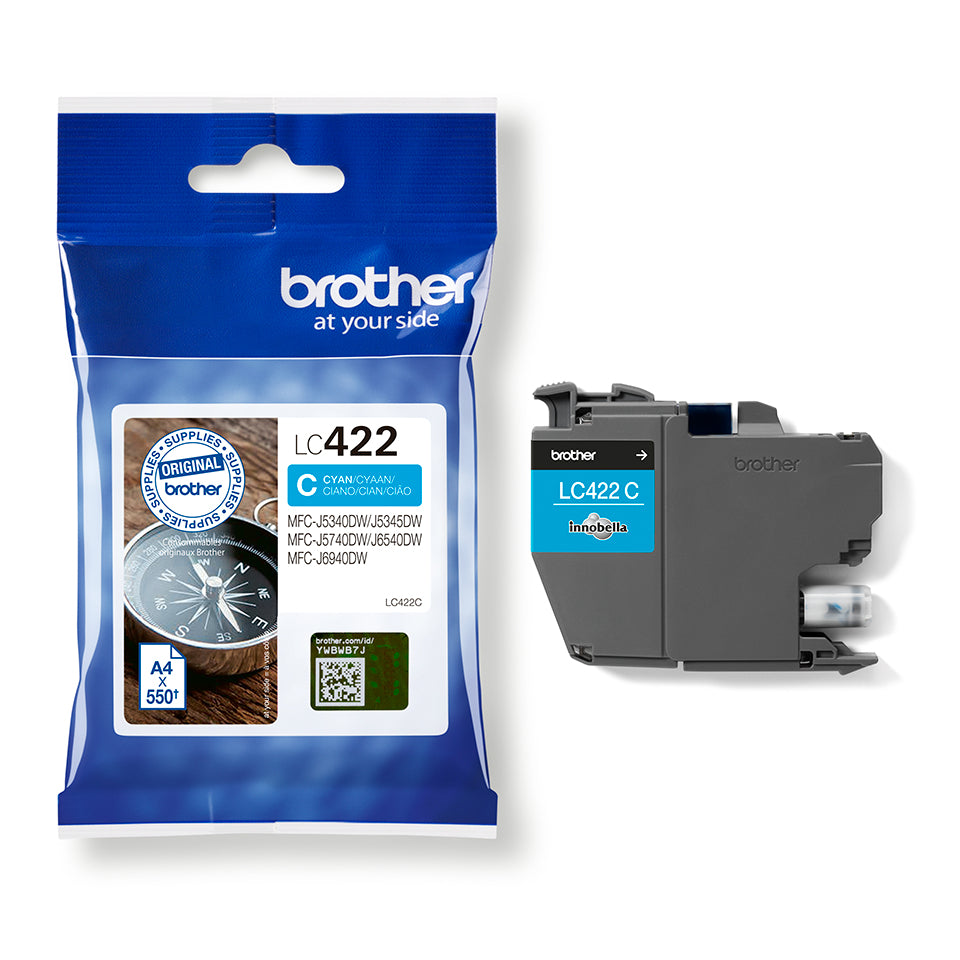 Cyan Ink Cartridge . Single Blister Pack. Prints about 550 pages.