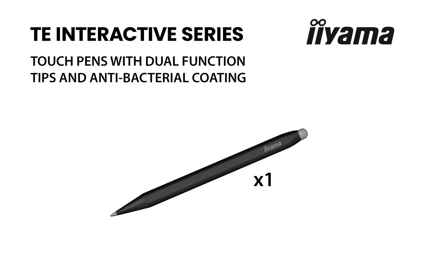 IIYAMA TE6515A-B2AG 65inch Stylish IFP iiWare21E EDLA -Google-GMS-apps Android 14 Octa-core SOC 16/128GB 40-Points DeepContrast IR+