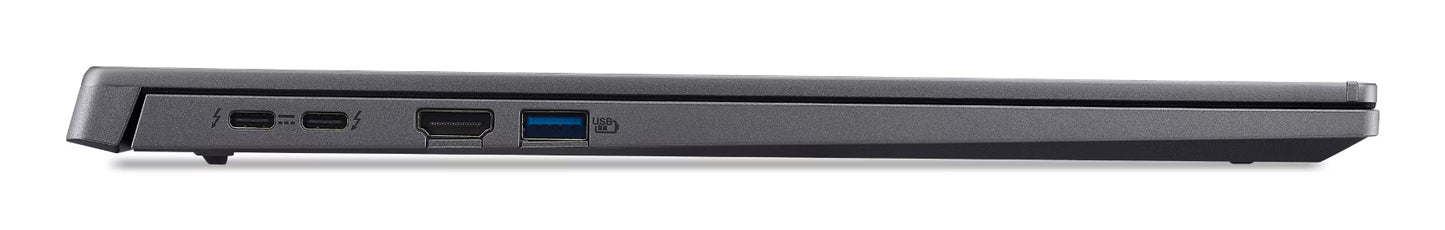 Aspire 16 A16-71M-71JW - Steel Grey - 16 2K OLED Adobe RGB 120Hz - Intel Core Ultra 7 155U - 32GB LPDDR5X - 1TB PCIe NVMe SSD - Intel Graph