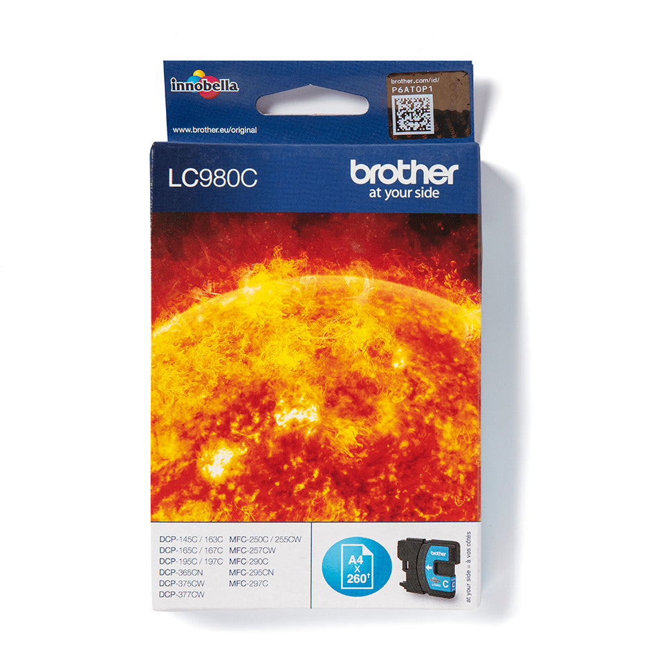 Brother LC980C inktcartridge cyaan