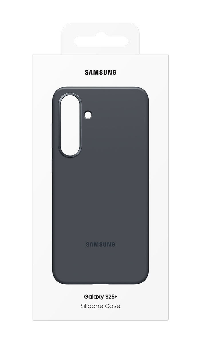 Samsung Silicone Case Zwart Samsung Galaxy S25+
