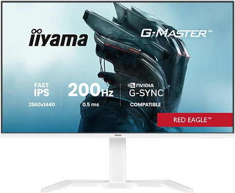 27iWIDE LCD G-Master Red Eagle 2560 x 1440 QHD 200 Hz Fast IPS panelLED Bl. USB-Hub (2xOut v3.2 + 2xUSB-C(5 Watt)) Pivot Height Adjust.(15cm