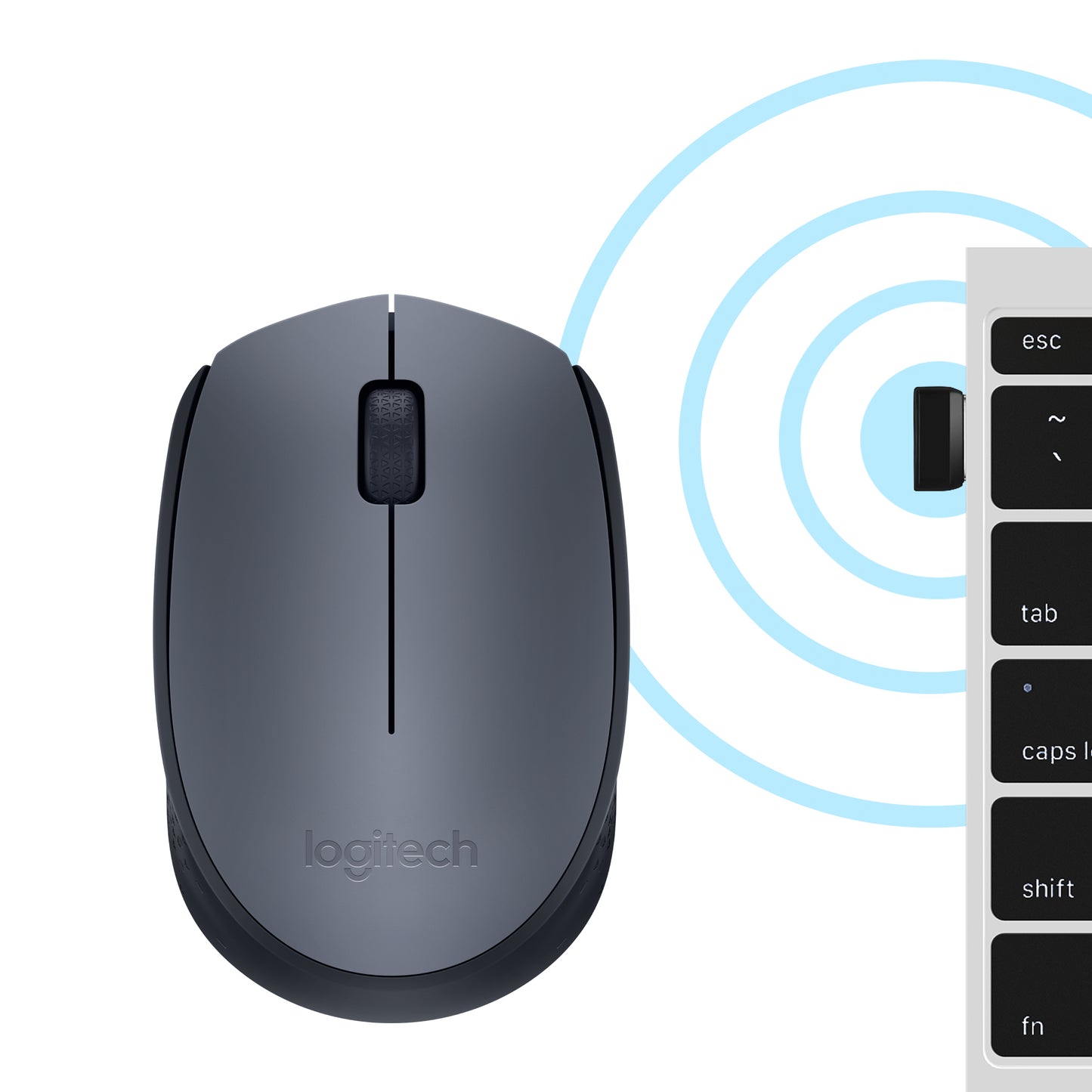 Logitech M170 Mouse Grey EMEA
