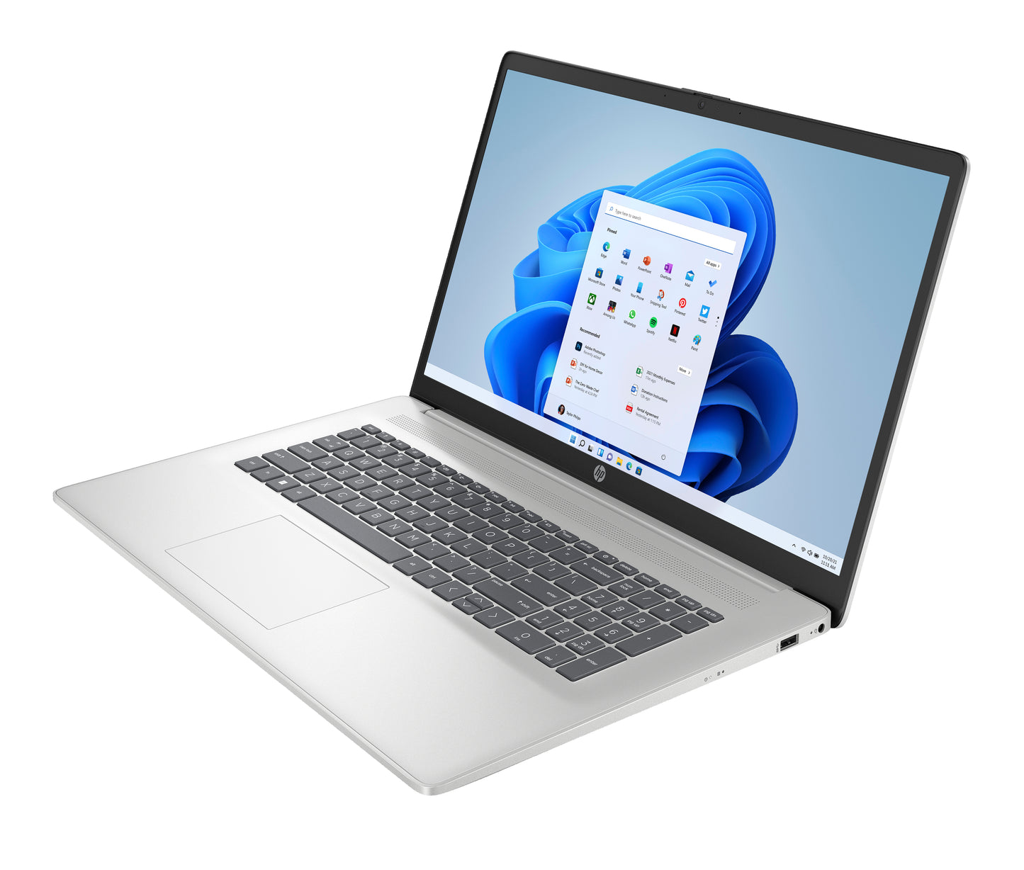 HP Laptop 17-cp2069nb, 17.3 FHD IPS 300 nits, AMD Ryzen 5 7520U, 16GB LPDDR5, 512GB PCIe NVMe SSD, AMD Radeon Graphics, W11H, Grey