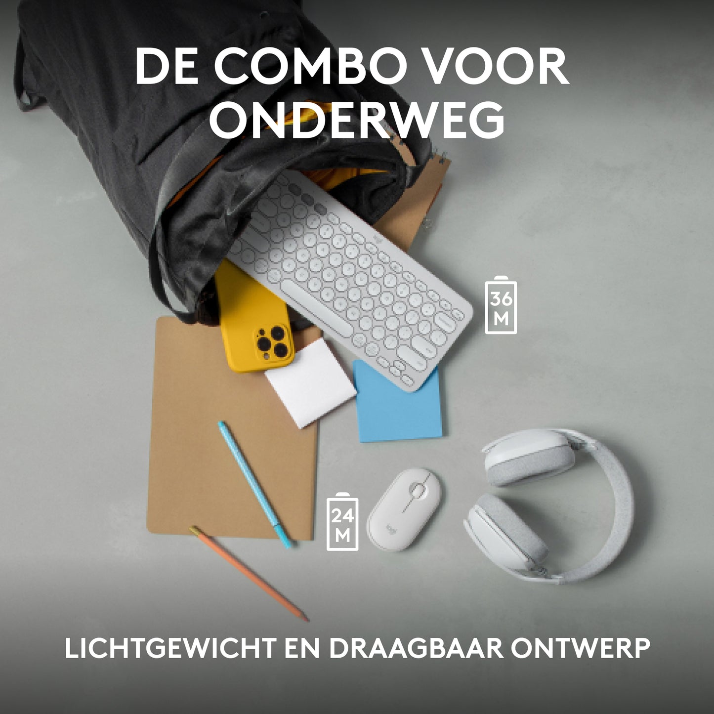 Logitech Pebble 2 Combo - Off-White
