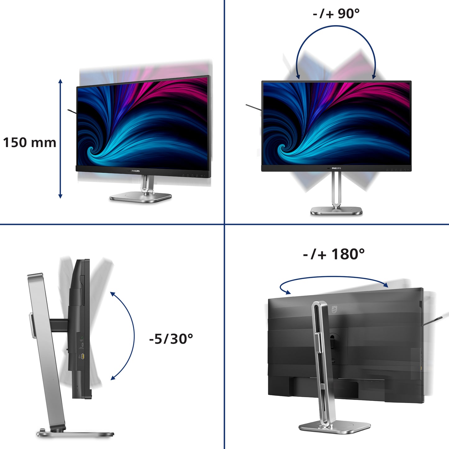 27 QHD 120Hz HAS USB 2x2W