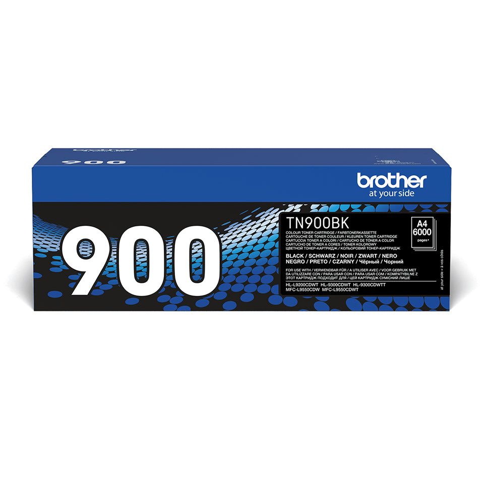 TN900BK - Zwart - origineel - tonercartridge - voor MFC-L9550CDW. MFC-L9550CDWT: HL-L9200CDWT. L9300CDWTT