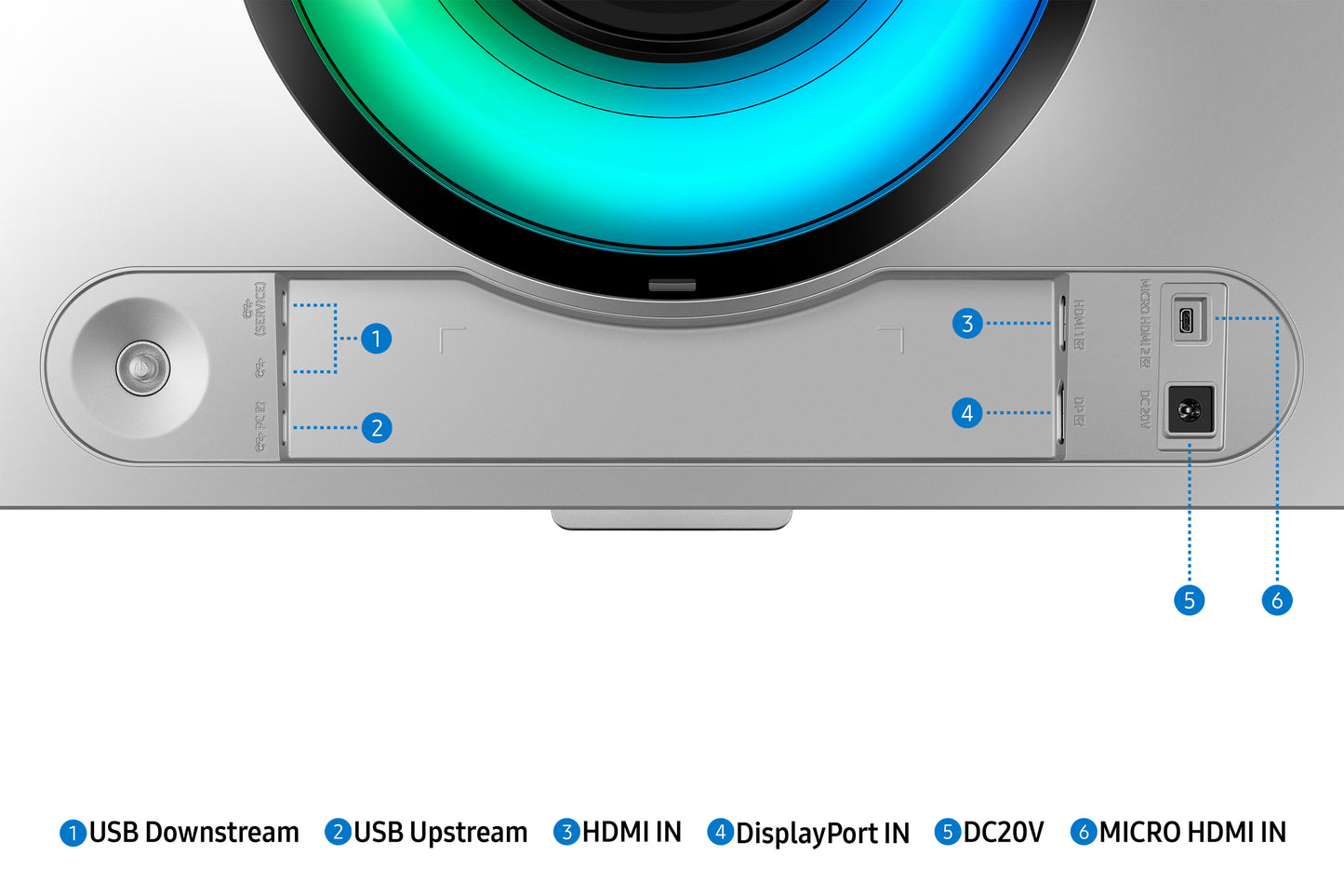 Samsung OLED 49inch 240Hz Curved 1800R, 5120x1440, 0,03ms, HDR10+, Displayport, HDMI, USB 3, Height