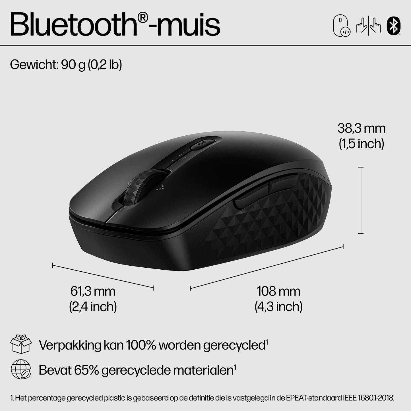 HP 425 Progmable Wireless Mouse EMEA-INT