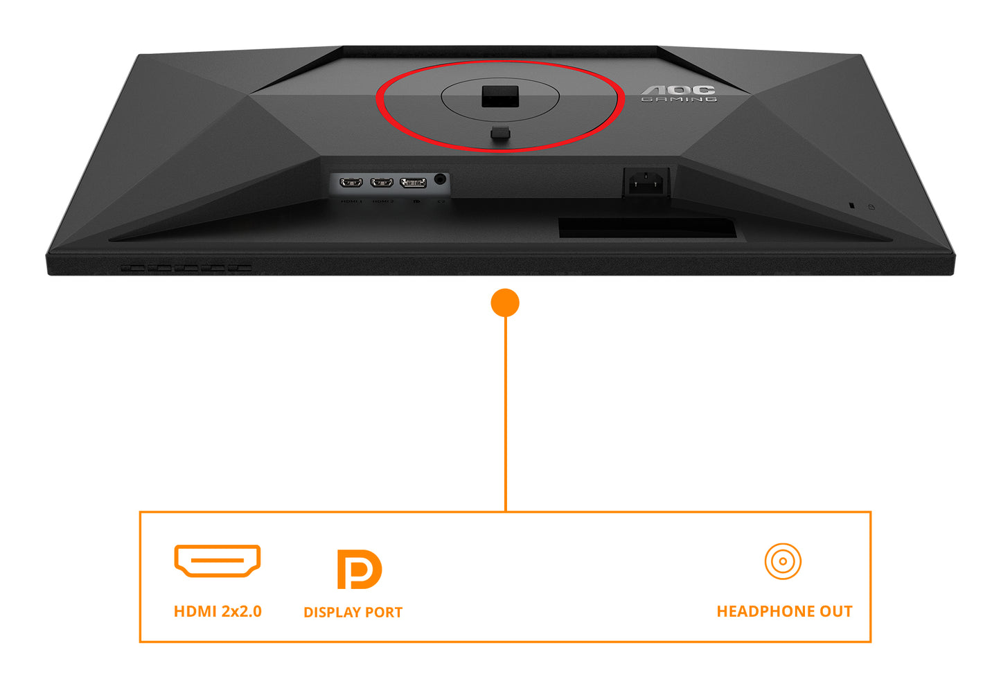 AOC Monitor Gaming 24G4HA 23,8' 16:9 IPS 200Hz 1920x1080 HAS 130mm   HDMI x 2x 2.0 DP x 1x 1.4