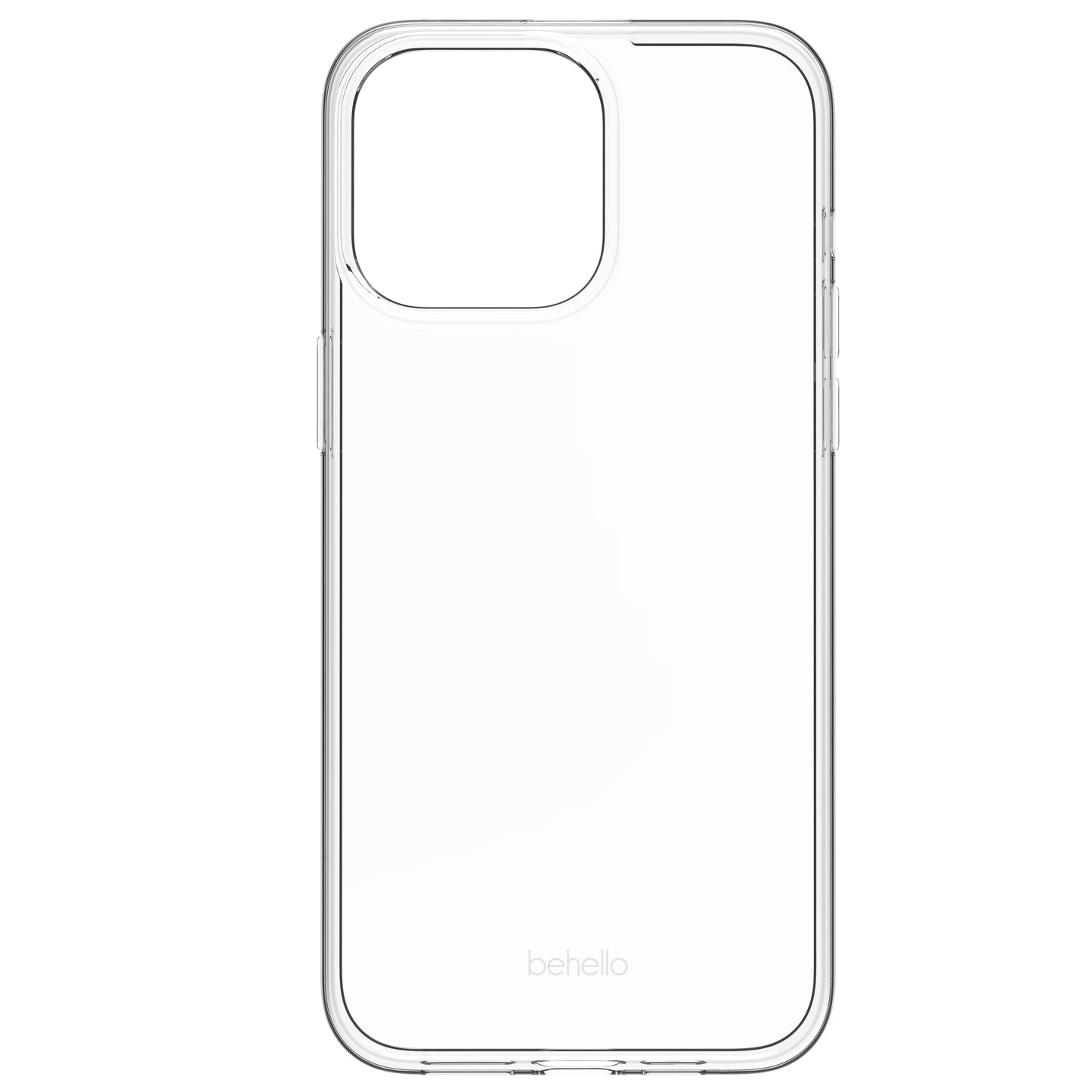 BeHello iPhone 15 Pro Max Thin Gel Case ECO Transparant