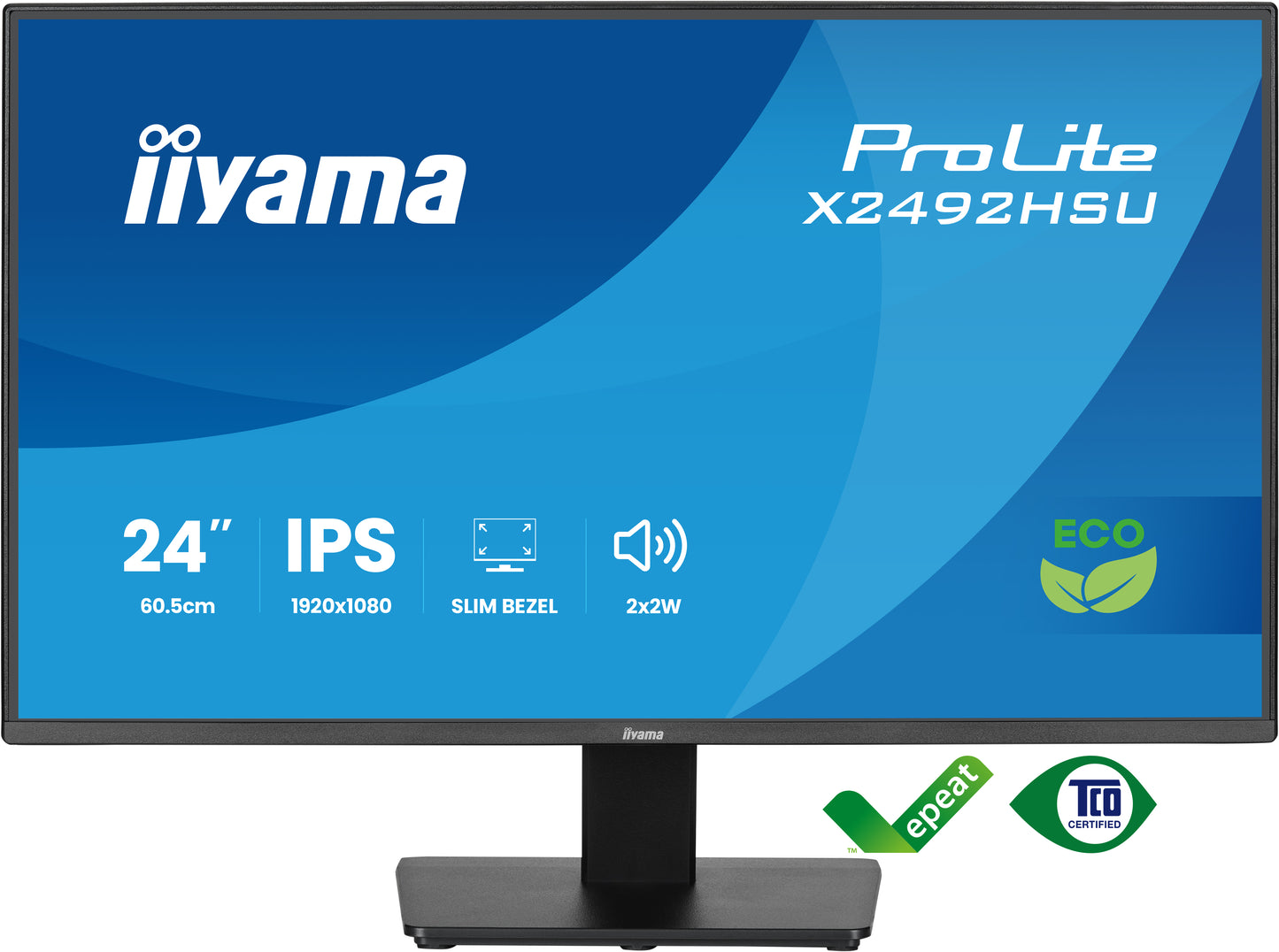 IIYAMA 15 LCD Resistive Touch Screen, 1024 x 768, VA panel, LED Bl., Speakers, HDMI, DisplayPort, 280 cd/m², 2500:1 Static Contrast, USB In