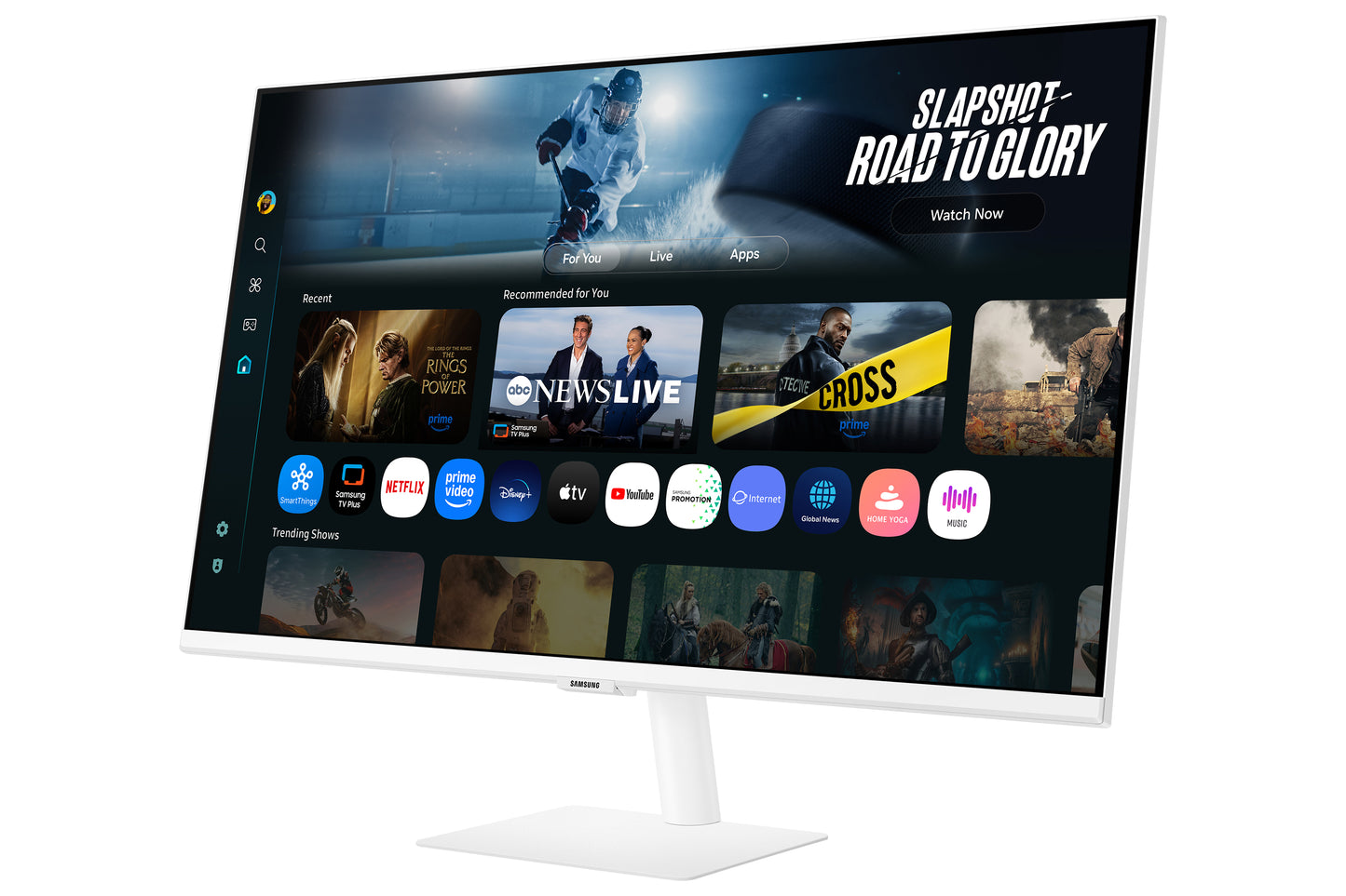 SAMSUNG SMART MONITOR M70F 32 4K USB-C (90W) - WHITE