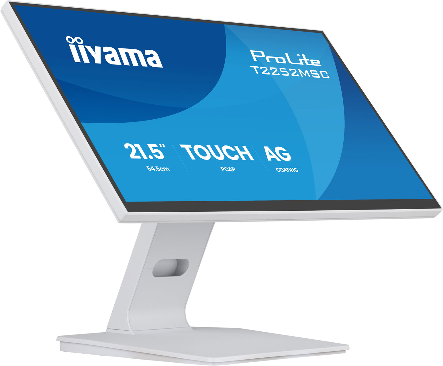 IIYAMA T2252MSC-W2AG 21.5inch WHITE IPS Optical Bonded PCAP 10P Touch with AG and Anti-Finger print coating 1920x1080