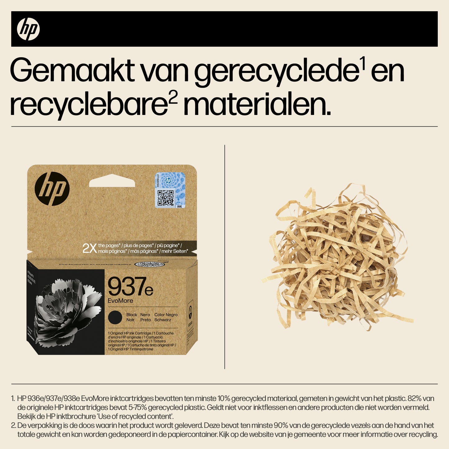 HP 937e EvoMore Black Original Ink Cartridge