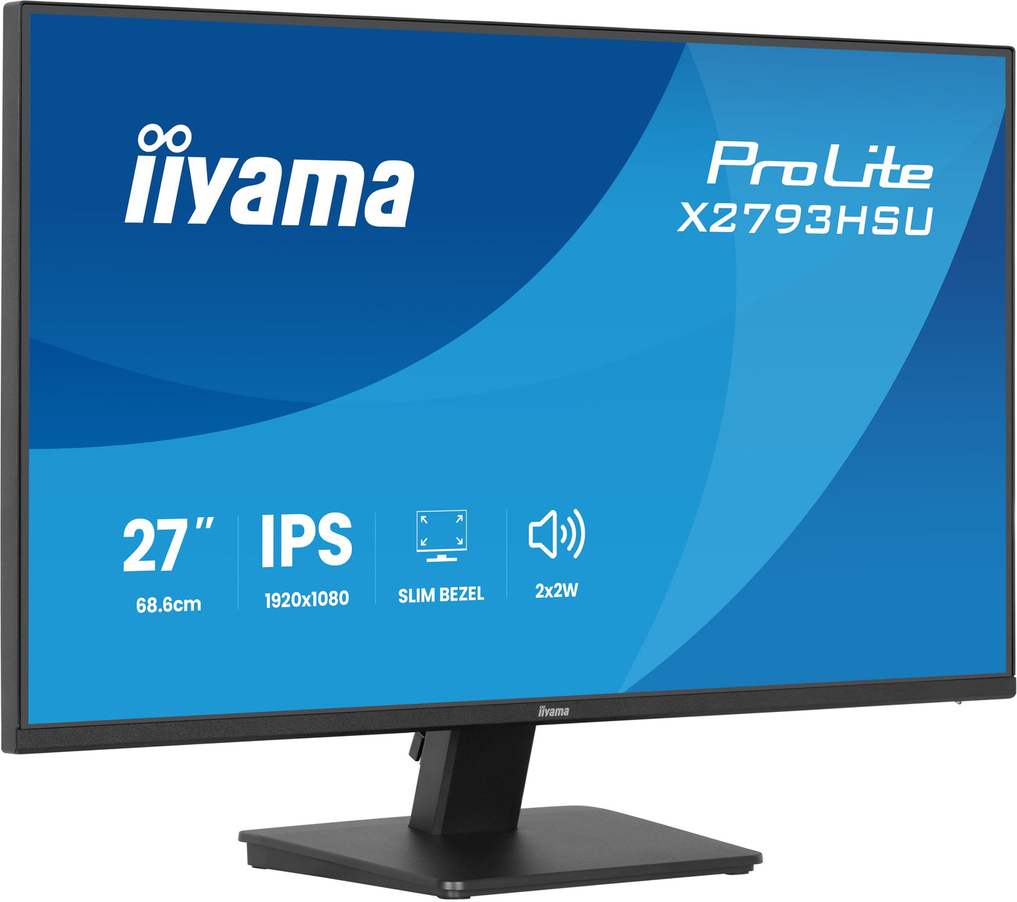 IIYAMA X2793HSU-B1 27inch IPS FHD 120Hz 350cd/m2 1ms 1500:1 HDMI DP 2xUSB 2.0 Speakers
