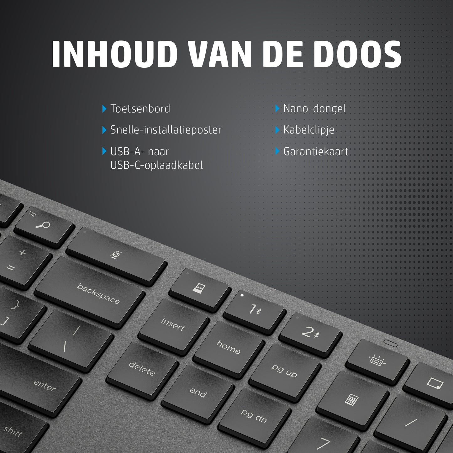KBD HP 975 Dual-Mode WL Belgium - Englis 3Z726AA#AC0