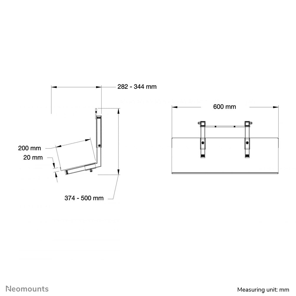 Keyboard Shelf for PLASMA-M2250/W2250-series